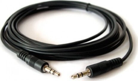 DeTech 3.5mm Jack Cable - 3.5mm Male to 3.5mm Male Black Length 3m 18039