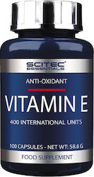 Scitec Nutrition Vitamin E Βιταμίνη 400iu 100 κάψουλες Scitec Nutrition Vitamin E Βιταμίνη 400iu 100 κάψουλες