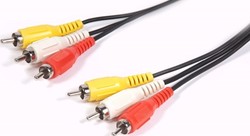 De Tech Cable 3x RCA male - 3x RCA male 3m (18119)