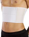 Anatomic Help 0157 Elastic Belt Rib for Men in White color