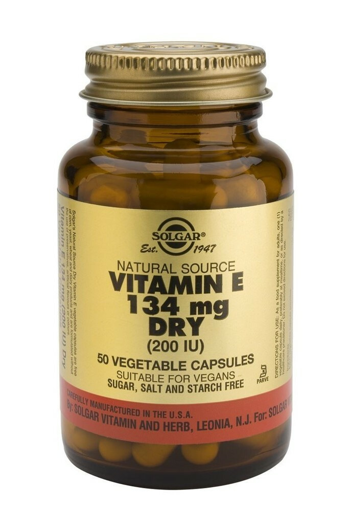 Solgar Dry Vitamin E 200 IU 50 φυτικές κάψουλες Skroutz.gr