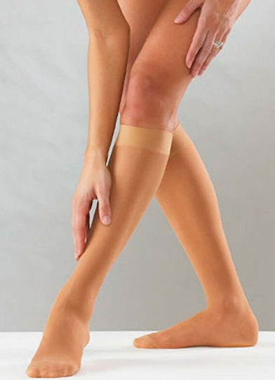 Sanyleg B11 Висока Телешка Височина 70 ДЕН 10-14 mmHg Медицински Чорапи Дължина На Компресията 10-14 mmHg 70 ДЕН Бежови