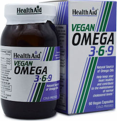 Health Aid Vegan Omega 3 6 9 60 φυτικές κάψουλες Health Aid Vegan Omega 3 6 9 60 φυτικές κάψουλες