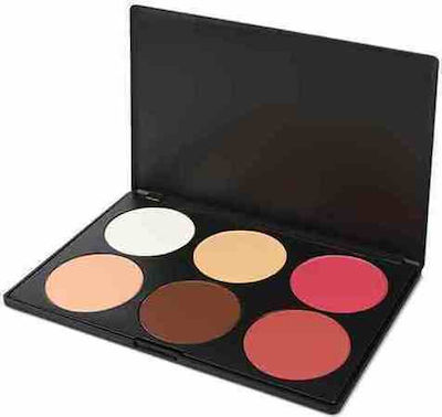 BH Cosmetics Contour & Blush 1 Palette 6 Color Palette ...