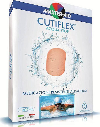 Master Aid Cutiflex Waterproof Plasters 12x10cm 5pcs