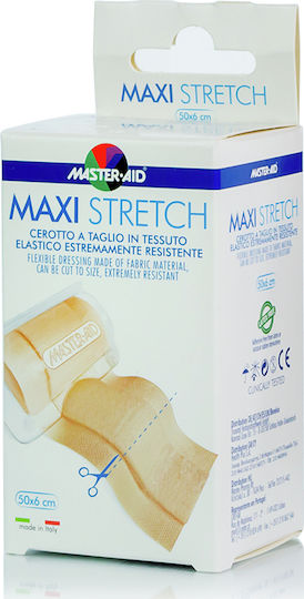 Master Aid Maxi Stretch Αυτοκόλλητη Γάζα 50x6cm 1τμχ