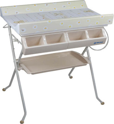 Bebe Stars Baby Bath-Changing Table White