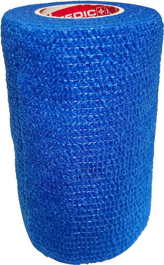 Medicin Elastic Cohesive Bandage 10cm x 4.5m Blue