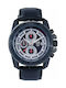 Visetti Uhr Chronograph Batterie mit Schwarz Lederarmband LZ-510BB