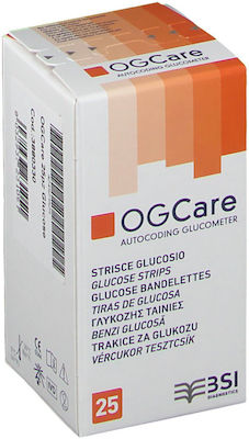 BSI Og Care Blood Glucose Test Strips 50pcs