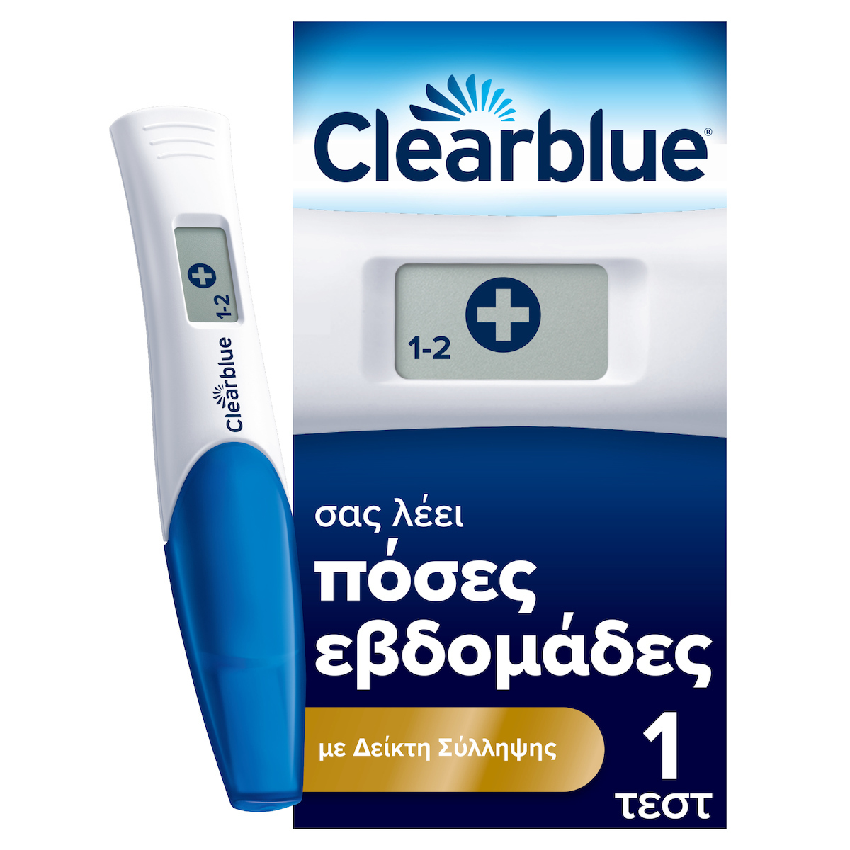 Clearblue 1τμχ Ψηφιακό Τεστ Εγκυμοσύνης με Δείκτη Σύλληψης