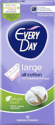 Every Day All Cotton Large Daily Liners 30pcs