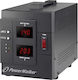 Powerwalker AVR 1500 SIV Voltage Regulator 1500VA with 2 Sockets Current