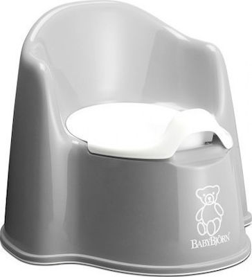 BabyBjorn Potty Chair Potty Chair with Lid Gray