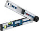 Bosch Gam 220 Professional Digital Goniometru Service Auto / Mecanici Auto Plastic Lungime 40 cm cu Raportor și Nivel cu Bule de Aer din Aluminiu