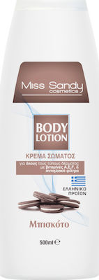 Miss Sandy Μπισκότο Hidratantă Crema pentru Corp 500ml