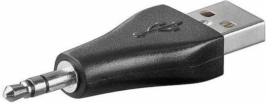 Goobay Μετατροπέας 3.5mm male σε USB-A male 1τμχ 93981