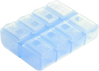 Alfa Care AC-660 Wöchentlich Pill Organizer with 8 Compartments in Blau color AC-660