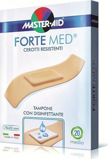 Master Aid Forte Med Plasters 78x20mm 20pcs