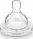 Philips Baby Bottle Teat of Silicone Slow Flow for 1+ months 2τμχ