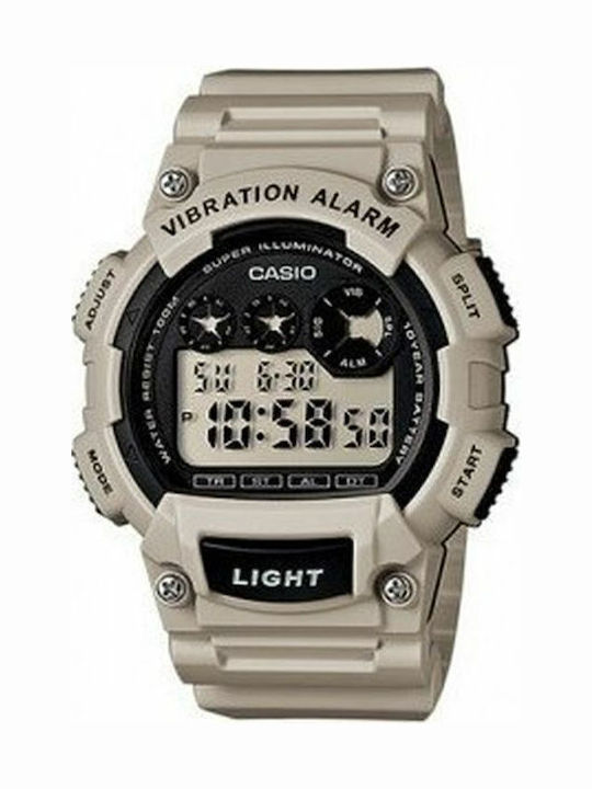 Casio Ψηφιακό Ανδρικό Ρολόι 47mm Χρονογράφος Μπ...