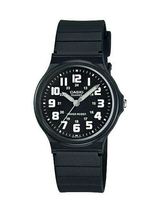 Casio Watch Battery with Black Rubber Strap