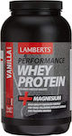 Lamberts Performance Whey Protein & Magnesium Πρωτεΐνη Ορού Γάλακτος με Γεύση Βανίλια 1kg