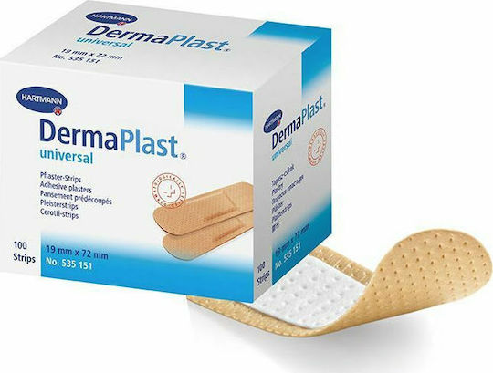 Hartmann Dermaplast Universal Waterproof Plasters 72x19mm 100pcs