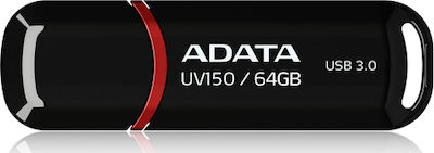 Adata DashDrive UV150 64GB USB 3.0 Stick Black