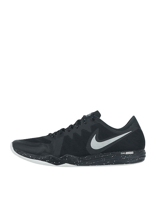 Nike Dual Fusion Tr 3 Print Γυναικεία Αθλητικά Παπούτσια για Προπόνηση & Γυμναστήριο Μαύρα