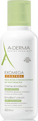 A-Derma Exomega Control Emollient Cream Moisturizing Cream Restoring for Dry Skin 400ml