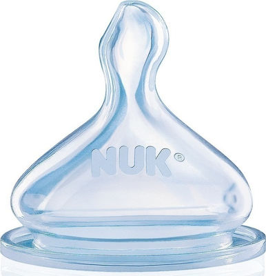 Nuk First Choice+ Nipple of Silicone Medium Flow for 0+ months 1τμχ