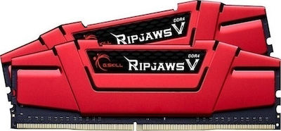 G.Skill Ripjaws V 32GB DDR4 RAM με 2 Modules (2x16GB) και Ταχύτητα 3000 για Desktop