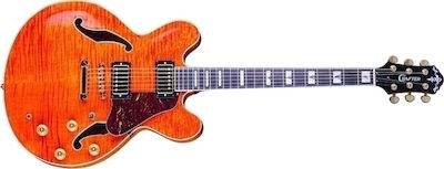 Crafter Electric Guitar SEG-450 with HH Pickups Layout, Rosewood Fretboard in Orange