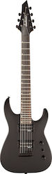 Jackson JS22-7 Dinky Ηλεκτρική Κιθάρα 7 Χορδών με Ταστιέρα Amaranth και Σχήμα Dinky Satin Black