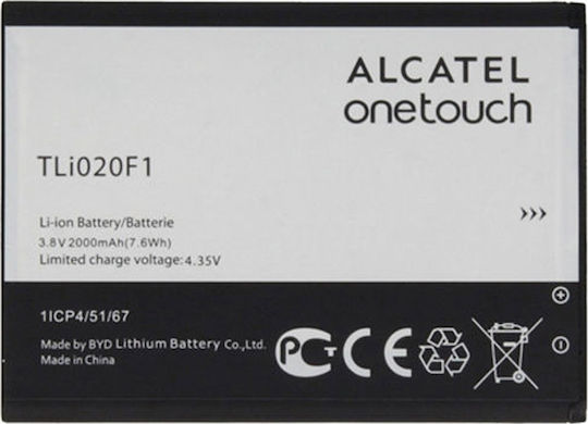 Alcatel TLi020F1 Μπαταρία Αντικατάστασης 2000mAh για One Touch 7040/One Touch 7041/6036