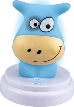Alecto Baby Led Kids Decorative Lamp Naughty Cow Blue 12x12x15εκ.