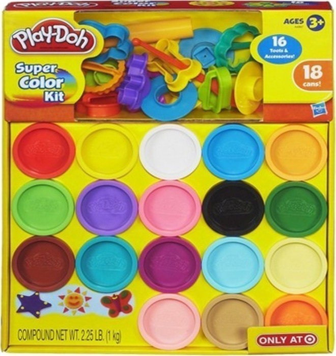 Hasbro Play Doh Super Set 18 Χρώματα και 16 Εργαλεία Skroutzgr