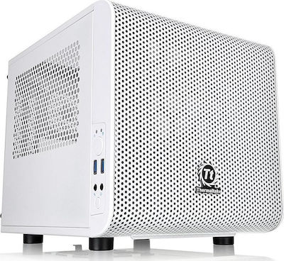 Thermaltake Core V1 Mini Tower Κουτί Υπολογιστή με Πλαϊνό Παράθυρο Snow Edition