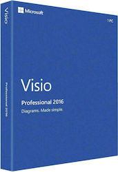 Microsoft Visio 2016 Αγγλικά σε Ηλεκτρονική άδεια Medialess D87-07120