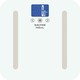 Salter Smart Bathroom Scale with Body Fat Counter & Bluetooth White 9154WH3R