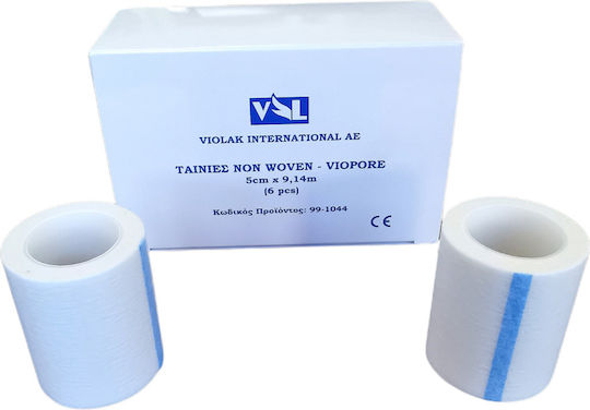 Violak Viopore Din hârtie Non Woven Bandă de bandajare 5cm x 9.14m