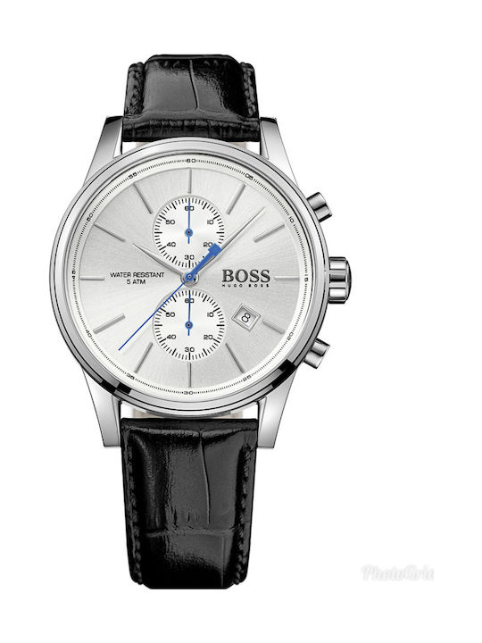 Boss Ανδρικό Ρολόι 42mm Χρονογράφος Μπαταρίας μ...