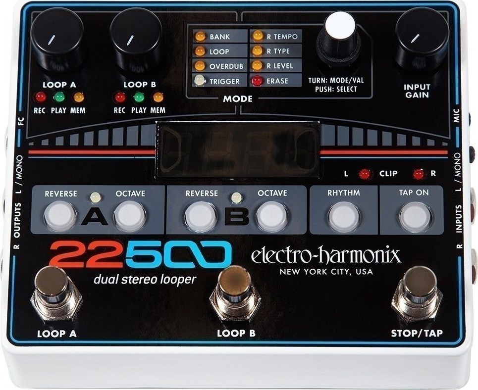 Electro-Harmonix 22500 Dual Stereo Pedals Effect Looper
