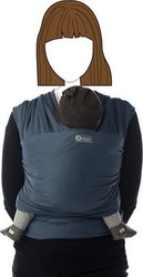 Babylonia Tricot - Slen Organic Baby Carrier Wrap Navy Blue