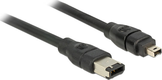 DeLock FireWire Kabel 6-poliger Stecker - 4-poliger Stecker 3m