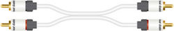 Real Cable Cable RCA male - RCA male 0.5m 2RCA-1/0.5