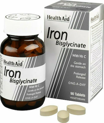 Health Aid Iron Bisglycinate 30mg 90 file