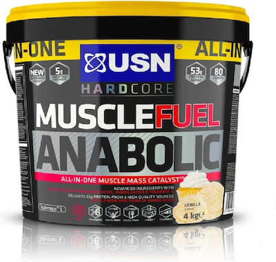 USN Muscle Fuel Anabolic 4000gr με Γεύση Βανίλια