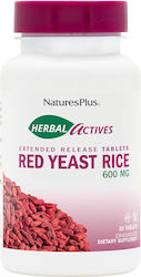 Nature's Plus Herbal Actives Plus Red Yeast Rice Extended Release 30 Vegetable Capsules Nature's Plus Herbal Actives Plus Red Yeast Rice Extended Release 30 Vegetable Capsules